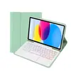 Estojo Protetor para Tablet iPad 11ª Geração Air7 com Touchpad, Teclado Bluetooth Sem Fio Retroiluminado, Estojo em Espanhol