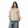 Nuevo Suéter de Punto Cruz Cuello Redondo para Mujer Otoño Invierno Retro Holgado Casual Versátil Top de Punto