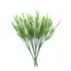 Lavanda simulação pastoral decorativo verde planta decorativa flor de plástico simulação buquê simulação planta vaso de flores atacado