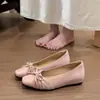 Zapatos Mary Jane Suaves y Femeninos para Mujer 2026 Verano Corte Bajo Zapatos de Salón Lazo Tacón Grueso Tacón Bajo Punta Cuadrada Zapatos de Salón para el Trabajo