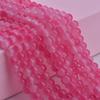 100 cuentas de vidrio de 8 mm con imitación de jade en degradado de dos colores, material para hacer pulseras de cuentas, collares y joyas.