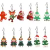 Pendientes de Navidad Europeos y Americanos Originales Lindos Animales Navideños Serie Festiva Extraña Pendientes Personalizados Pendientes de Dibujos Animados para Mujer