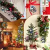 Plano 2D Set de 12 Gnomos Navideños Adornos Navideños de Madera Colgantes Festivos Decoraciones de Papá Noel Colgantes