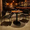 Estilo retro bar pub speakeasy restaurante western casa de té cabina café barbacoa tienda recepción sala de estar mesa y silla conjunto