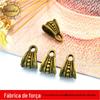 A3008 Verde Antigo 1,02g Pingente de Fivela de Semente de Girassol Retrô Acessórios para Joias Artesanais DIY Atacado 100 Peças/Pacote