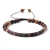 Pulsera caliente transfronteriza de Amazon, pulsera tejida de ágata de concha verde redonda natural, pulsera personalizada de verano para niñas