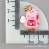 Animal Stitch Resina Dibujos Animados Totoro Accesorios DIY Pegamento Crema Cerdo Funda para Teléfono Accesorios para Pasador de Pelo