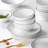 Configuração de Mesa Xiangyuanmei Hotel Restaurante Conjunto de Quatro Peças Restaurante de Hot Pot Pratos e Copos Conjunto Hotel Comercial Tigela Pequena Louça de Melamina