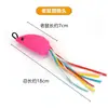 En stock para fabricantes juguete para gatos palo divertido para gatos alambre de acero plumas pez pequeño ratón cabeza de repuesto extendida resistente a morder interacción con el gato pesca