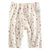3 piezas de pantalones de cinco puntos para niña, leggings finos de malla, pijama de algodón puro para el hogar, pantalones de aire acondicionado por encima de la rodilla de verano