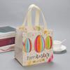 Bolsa de Compras Ecológica de Tela No Tejida Recubierta Amazon Transfronteriza Conejo Huevo de Pascua Regalo de Pascua Bolso de Mano Venta al por Mayor