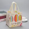 Transfronterizo en stock Easter recubierto bolsas no tejidas ecológicas bolsas de compras coloridas bolsos de mano fabricantes al por mayor