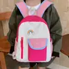 Nova Mochila Infantil Fofa 2025 Estilo Coreano Tendência Bolsa Escolar para Jardim de Infância Moda Casual Mochila de Aparência Elegante