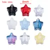 20 Cuentas de Vidrio Esmaltado de Estrella de Cinco Puntas, Cuentas Sueltas, Materiales para Pasador y Aretes Hechos a Mano Estilo Antiguo