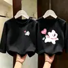 Camiseta de manga larga 100% algodón para niña, nuevo modelo 2026, camiseta básica de cuello redondo para niños mayores, top casual, ropa interior casual para bebé