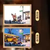 Marco de Fotos 2D de Anime de Conejo y Zorro Regalo para Dormitorio Escritorio Luz de Noche para Novio/Novia Pintura Iluminada