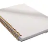 Caderno A5-80 em espiral com esta capa simples de PP de diário estudantil para comércio exterior
