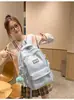 Mochila Estilo Universitario Nueva para Estudiantes, Unisex, Gran Capacidad, Impermeable, Bolsa Escolar Reductora de Peso, Bolso de Hombro Simple y Ligero
