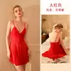 Camisón de encaje estilo francés con cuello en V para mujer, con malla transparente, falda acampanada y diseño sexy y corto, disponible en varios colores, perfecto para ropa de estar en casa. 540