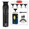 Cortador de Cabelo VBT Máquina Pai-Filho Cortador de Cabelo Elétrico Display Digital HD Cortador de Cabelo Elétrico Profissional Lâmina de Aço Inoxidável Salão de Beleza Tesoura de Barbeiro