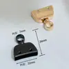 Acessórios para Chave de Carro, Gancho de Metal em Forma de Sino, Chaveiro Rotativo, Fivela de Tira de Couro, Fivela de Pet de Liga de Zinco de Marca da Moda