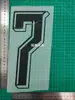 2026 Cuerpo de Caballo Colección Negra Talla Adulto A+ Número de Jersey Letras Pegatinas de Transferencia Térmica para Jerseys