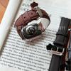 Adecuado para Iwatch9Se65 Correa Apple Watch S8 Hebilla Cuadrada Apple Watch Correa de Cuero Mate