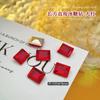 Pedras de Strass de Açúcar Retangulares Brilhantes para Nail Art, Quadradas Longas Versáteis da Moda, Decorações de Unha Irregulares com Fundo Pontiagudo