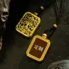 Colgante pequeño de Thangka pintado a mano, con la Tara Amarilla, la Tara Verde y otras figuras budistas tibetanas, un accesorio de collar para DIY y una pintura de Thangka