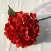 Hortensia artificial de una sola flor de ciruelo para boda, hogar y decoración de sala de estar, flores artificiales, accesorios de fotografía, venta al por mayor