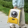Transportadora para Gatos Yuebaitu Cápsula Espacial Bolso Doble Hombro para Mascotas Bolso Portátil para Exteriores Gran Capacidad Transpirable Ligero Bolso para Mascotas