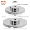 Polea tipo O de una ranura aleación de aluminio PU redonda 5MM polea eje de motor 6 transmisión máquina herramienta eje modelo pequeño