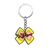 Série Fofa e Linda de Laços Chaveiro de Borracha Macia DIY Criativo Acessórios para Chave de Bolsa Pingentes Atacado