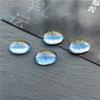 Acessórios Ovais DIY Anel de Resina Face Brincos Acessórios Pacote de Material Gelatina Atacado Diamante em Formato de Ovo