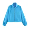 Tejido Transfronterizo Europeo y Americano Chaqueta Abrigo de Mujer Otoño Nuevo Estilo Europeo y Americano Tirador Transfronterizo
