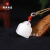 Pingente de jade de ouro paz fivela nada de marca de pão de jade branco homens e mulheres pingente de jade fábrica ao vivo atacado