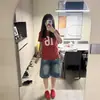 Shorts de Mezclilla Retro de Cintura Alta Talla Grande para Mujer, Nuevo Estilo de Verano, Corte Holgado, Adelgazante, Pierna Ancha Rectos de Longitud Media para Mujeres Curvilíneas