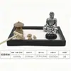 Estátua de Buda Zen Personalizada Transfronteiriça Artesanato de Mesa de Areia Ornaments Decorativos Populares da China da Amazon para Casa Escritório Mesa