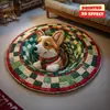 Dropshipping Transfronterizo Navidad Terciopelo de Cristal Resistente a Manchas Resistente al Desgaste Fácil de Cuidar Alfombra Decoración para el Hogar Dormitorio Sala de Estar Tapete Antideslizante