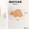 Manijas para armario de habitación infantil, tiradores para cajones de gabinete de madera maciza, pomos creativos para puertas de gabinete de color madera natural de estrella y luna, manijas divertidas