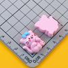 Caricatura Animal Brillante Oso Pollito Conejo Gato Cerdito Horquilla Horquilla Cuerda para el Cabello Hebilla para Zapato Calcomanía para Vaso de Agua Accesorios de Resina