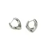 Pendientes de Diseño Nicho Ins Coreano Estilo Fresco Elegante Pendientes Asimétricos Facetados en Forma de V Plata de Ley S925 Elegantes