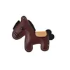 Nuevo y Moderno Año del Caballo Piel Sintética de Poni Accesorio Portátil Mochila de Almacenamiento Colgante para Bolso Llavero Accesorio Colgante