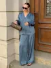 Conjunto de Camisa de Manga Larga y Pantalón Largo de Moda de Alta Gama Elegante para Viajes y Uso en Casa, Nuevo Otoño/Invierno 2026, Europeo y Americano Transfronterizo