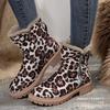 Botas de Nieve de Media Caña Transfronterizas de Talla Grande para Mujer Invierno Nuevas de Media Caña Forradas de Felpa Gruesas Cálidas Cierre Lateral Botas de Algodón Wish