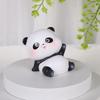 Enfeites de Carro Panda Vermelho Travesso Artesanato em Resina Panda de Desenho Animado Fofo Caixa Surpresa Presentes Feitos à Mão Atacado para Carros