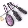 Pente massagem airbag pente almofada de ar pente plano cabelo cacheado fivela interna pente massageador íon negativo antiestático conjunto de pentes doméstico