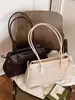 Bolsa de Mão Nova, Fashion e Estilosa de Verão 2026 com Alto Valor Estético, Sensação Relaxada, Cor Sólida, Amigável para o Dia a Dia, Bolsa de Ombro Única e Simples