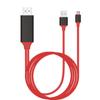 Adaptador tipo C para HDMI 4K linha HDMI notebook computador TV linha celular tablet tela de projeção