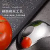 Cuchara Prensa Albóndigas de Acero Inoxidable Artefacto Casero Extrusora Fabricante de Albóndigas Molde Redondo para Freír Cuchara Excavadora Cuchara para Bolas de Pescado